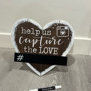 Wedding decorations and signs ring box audio guestbook pen